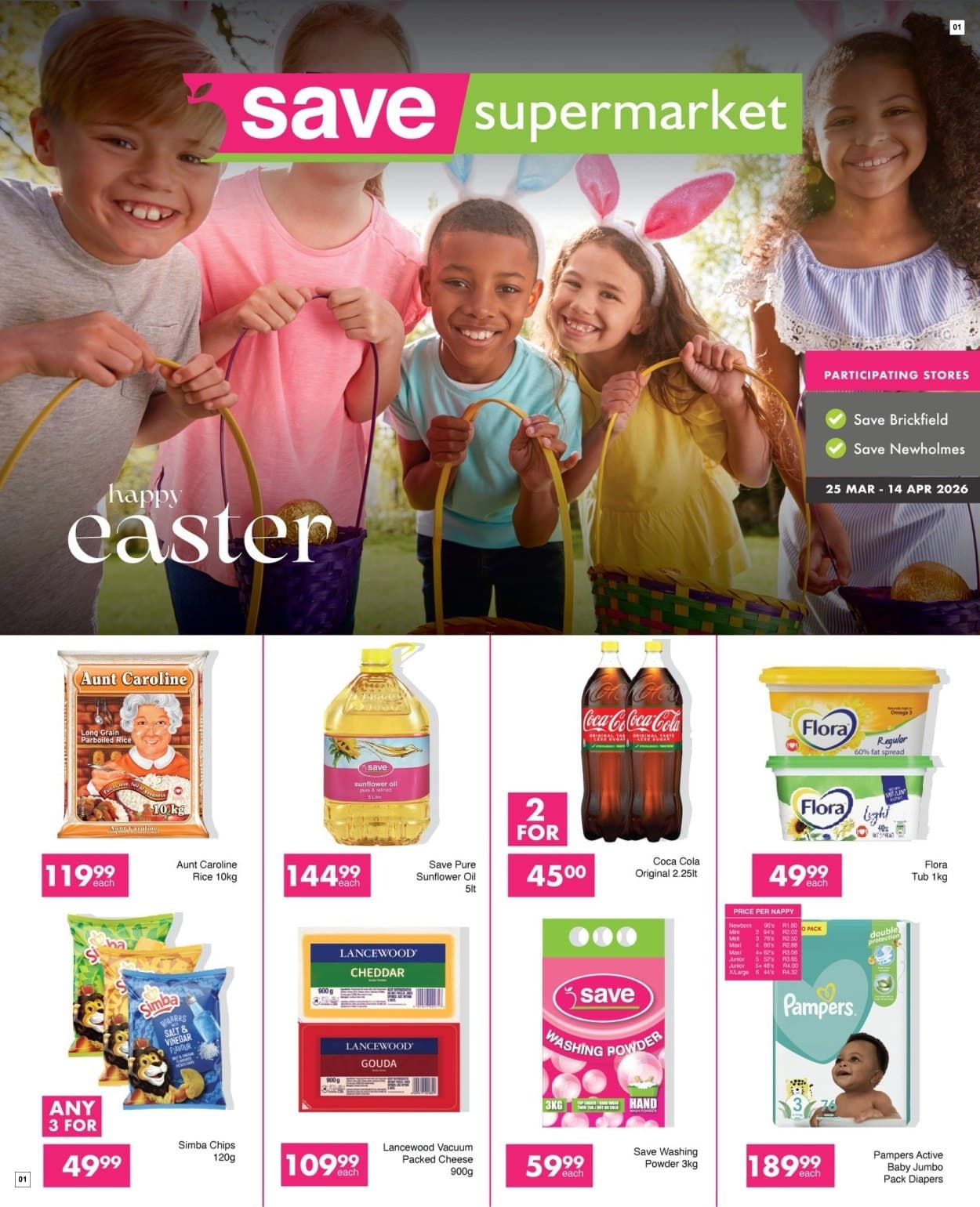 Save Supermarket Specials 25 Mar - 14 Apr