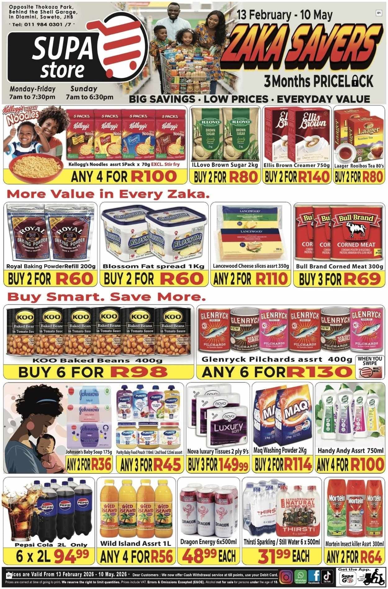 Supa Store Specials 13 Feb - 10 May