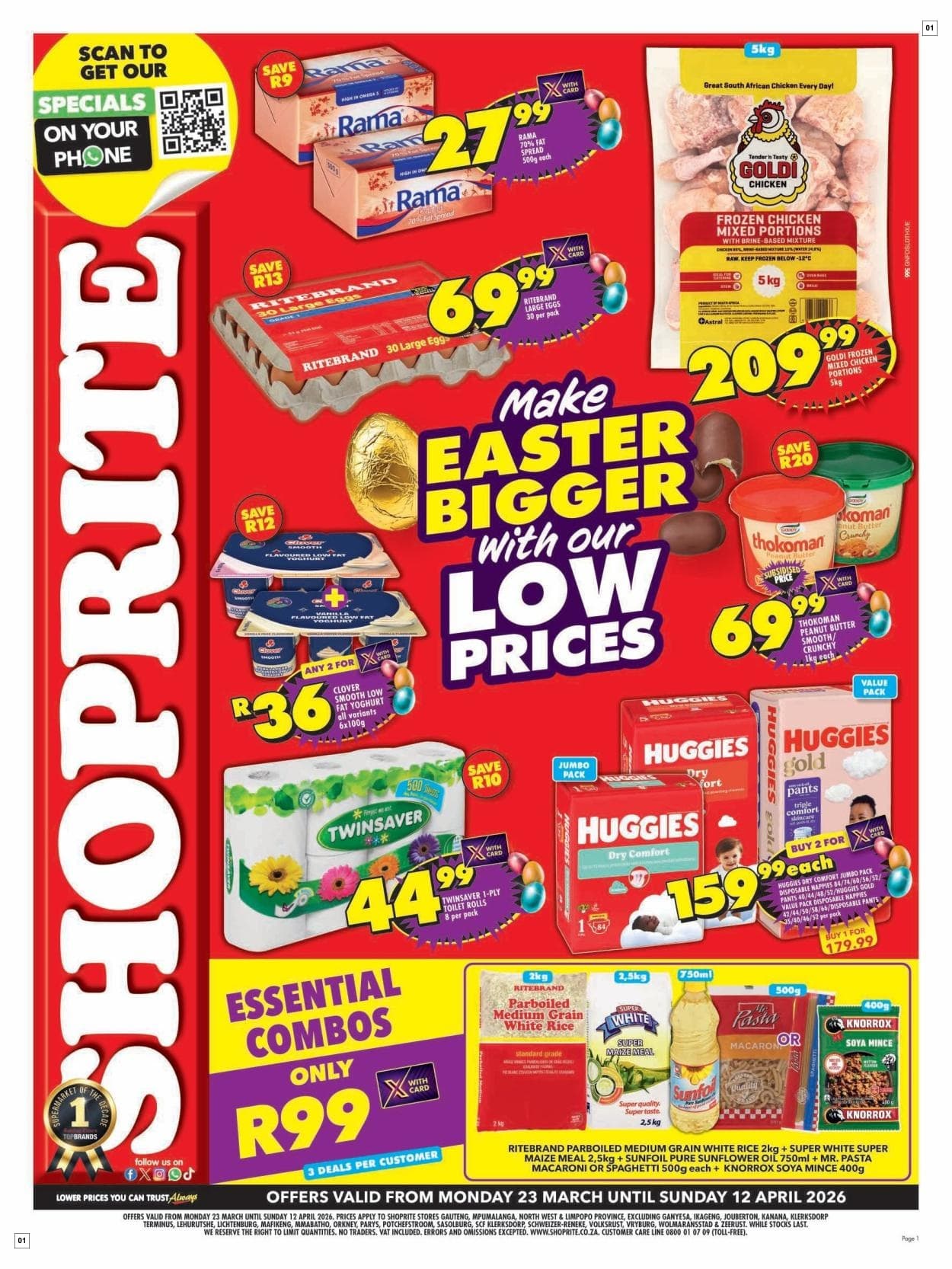 Shoprite Easter Deals Gauteng