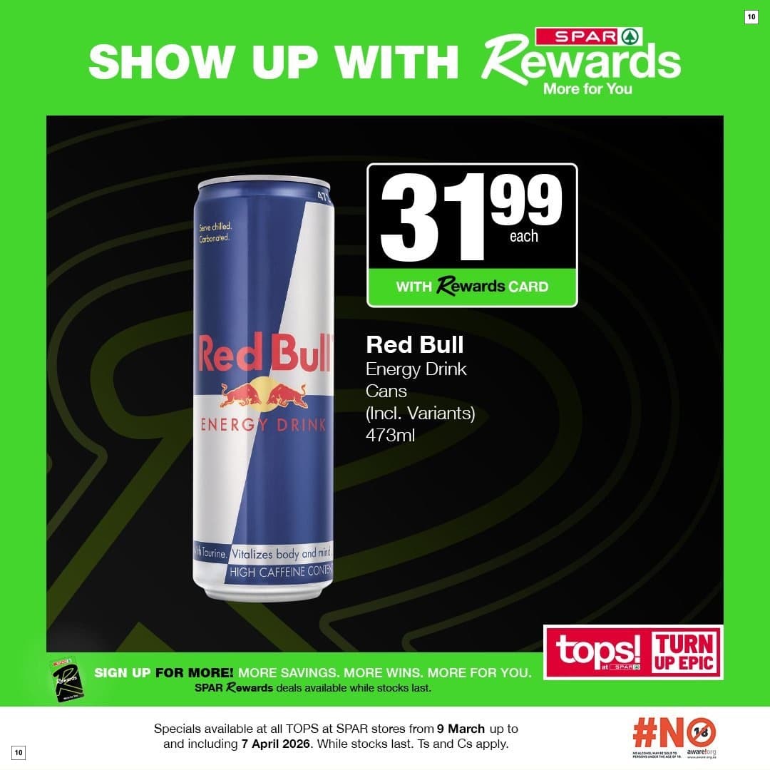 Tops At Spar Specials 09 Mar - 07 Apr - Page 10
