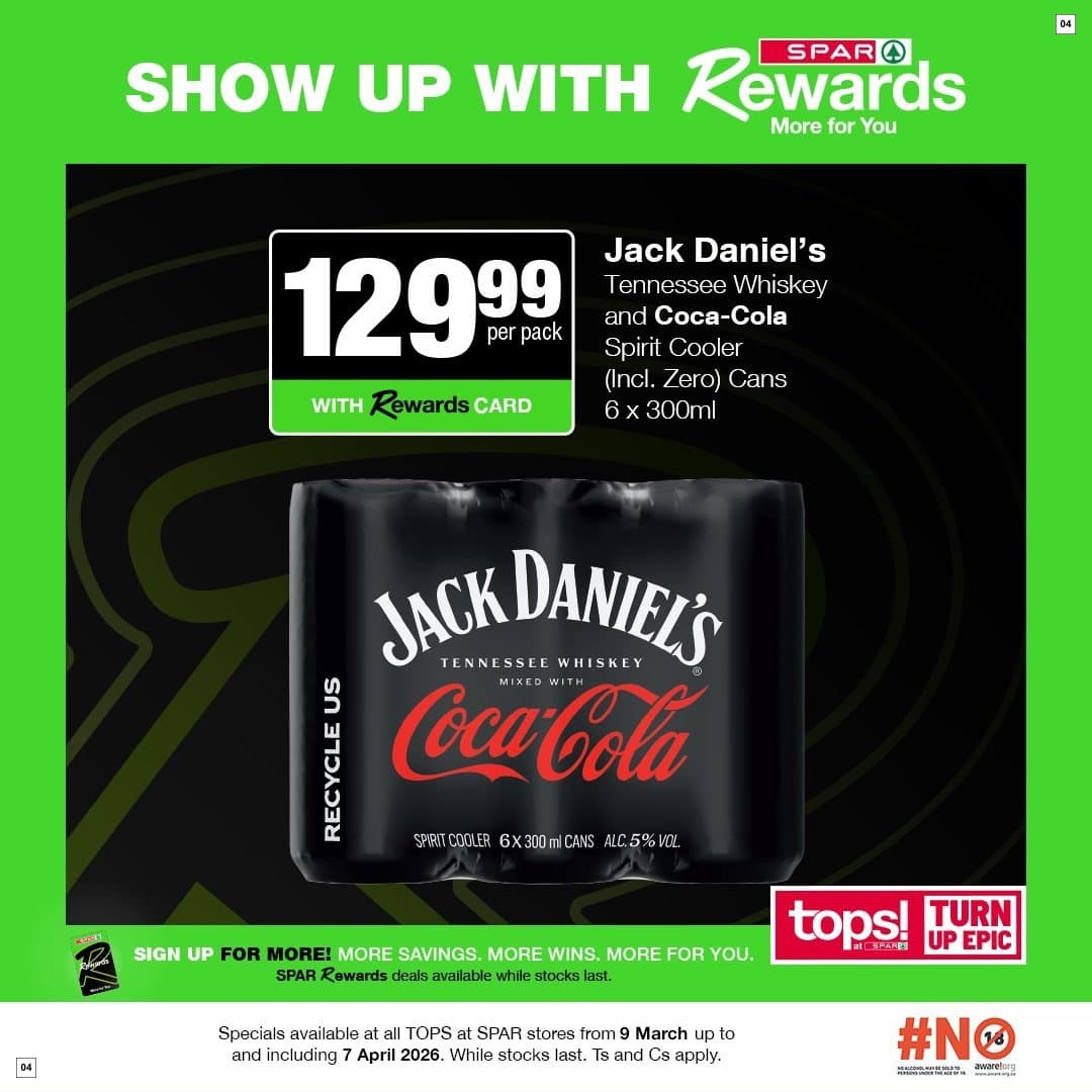 Tops At Spar Specials 09 Mar - 07 Apr - Page 4