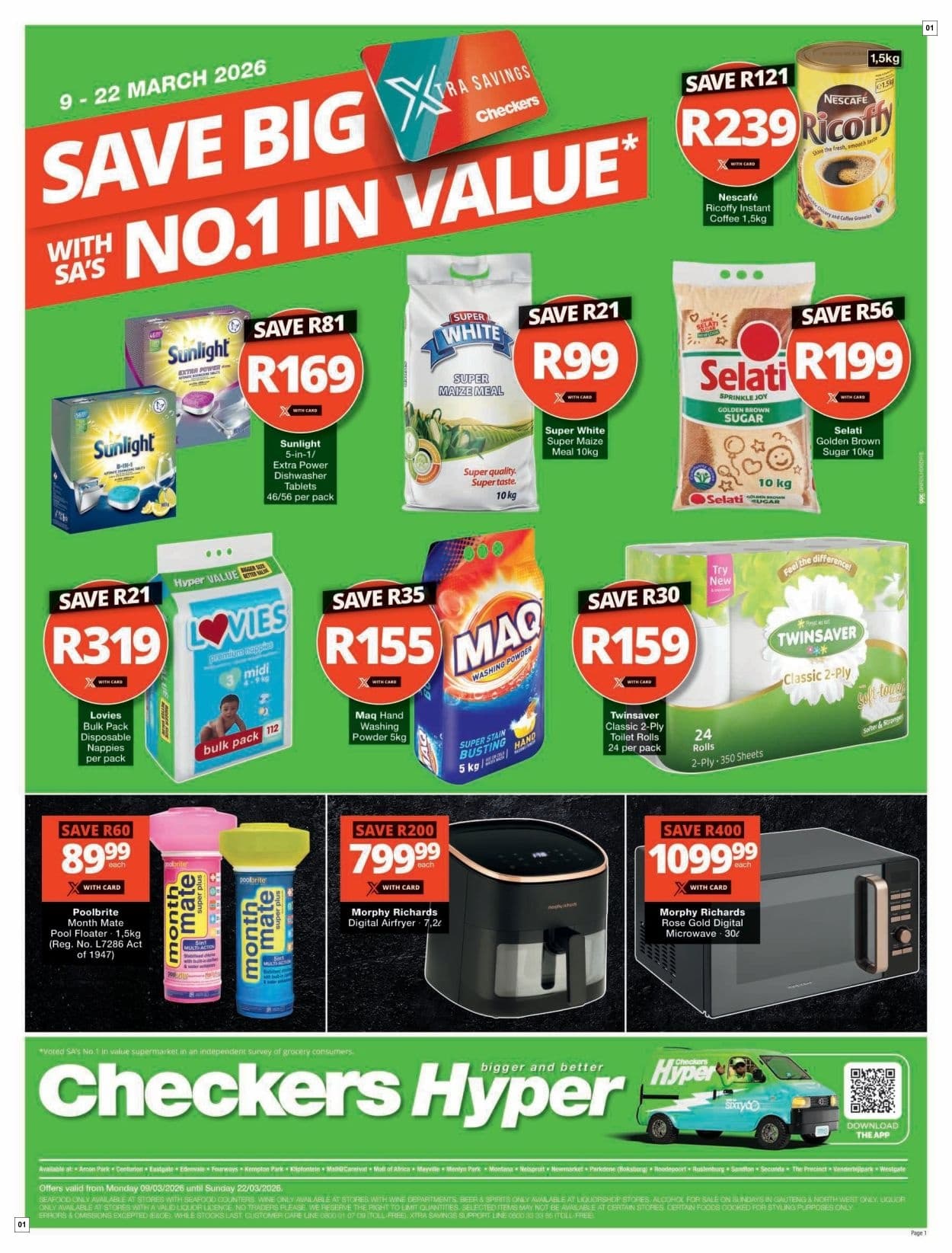Checkers March Mid-month Promotion