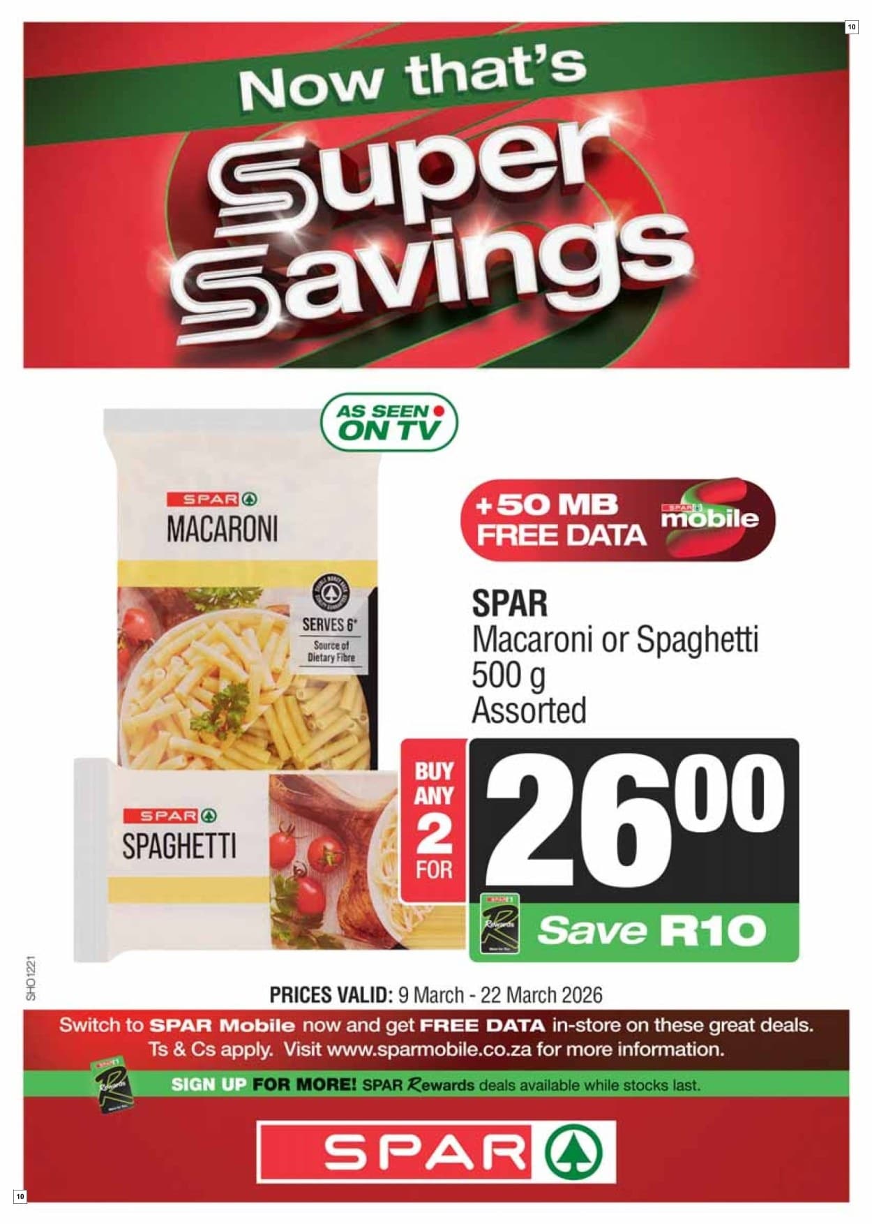 Spar Specials 09 Mar - 22 Mar - Page 10