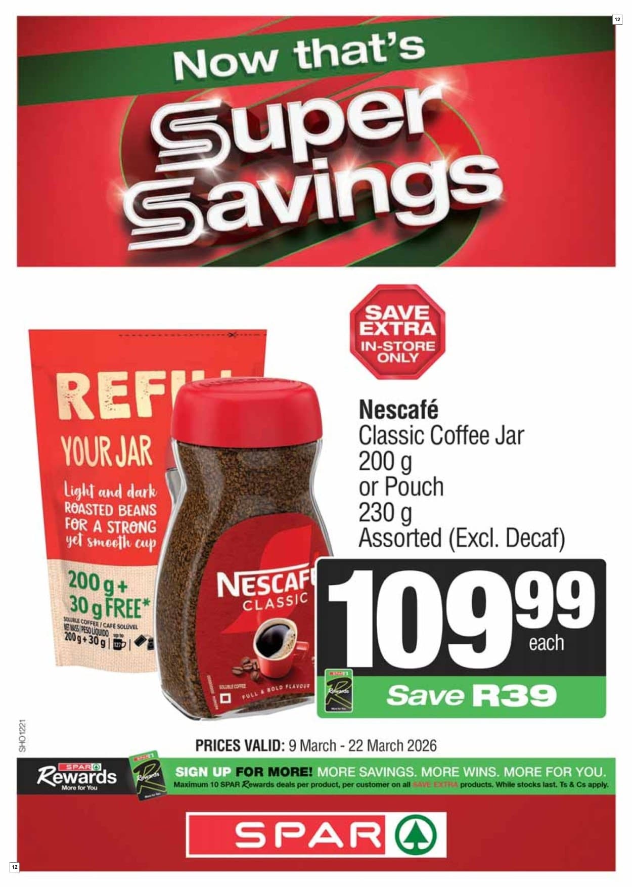 Spar Specials 09 Mar - 22 Mar - Page 12