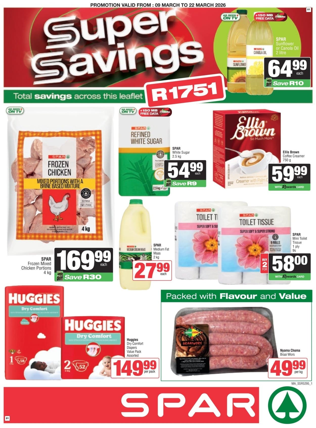 Spar Specials 09 Mar - 22 Mar