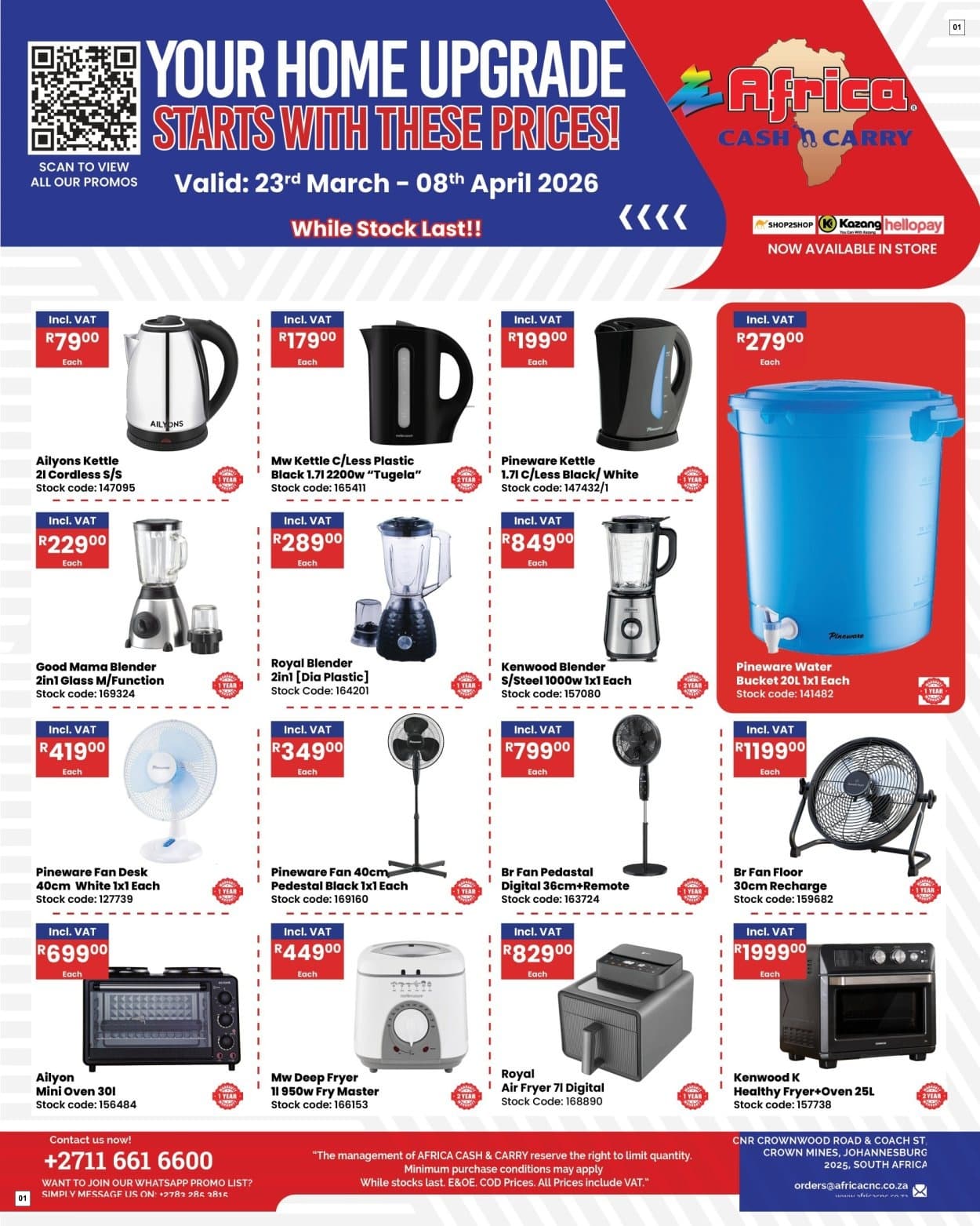 Africa Cash & Carry Catalogue - Monday Promo