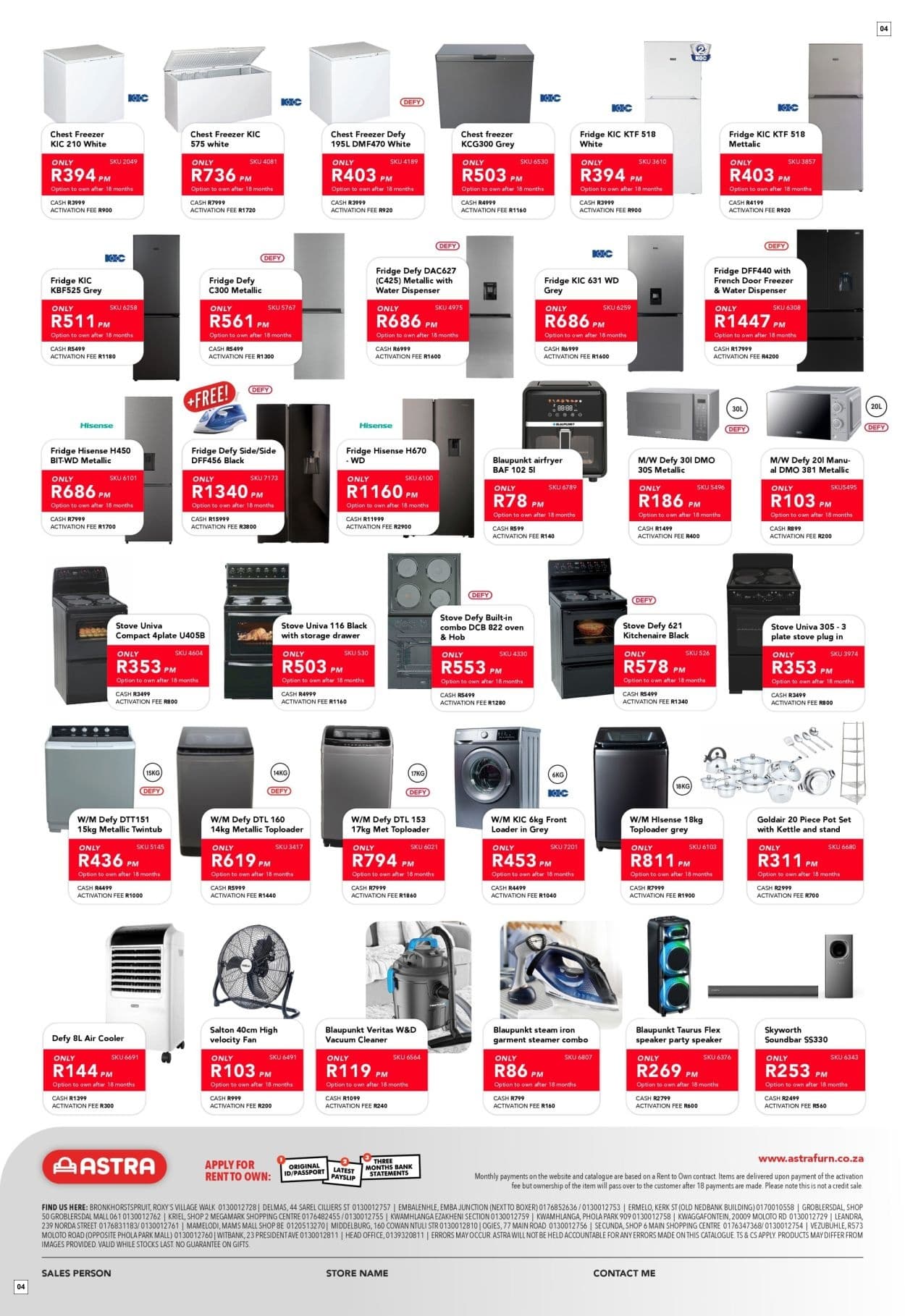 Astra Furnishers Specials 01 Mar - 31 May - Page 4