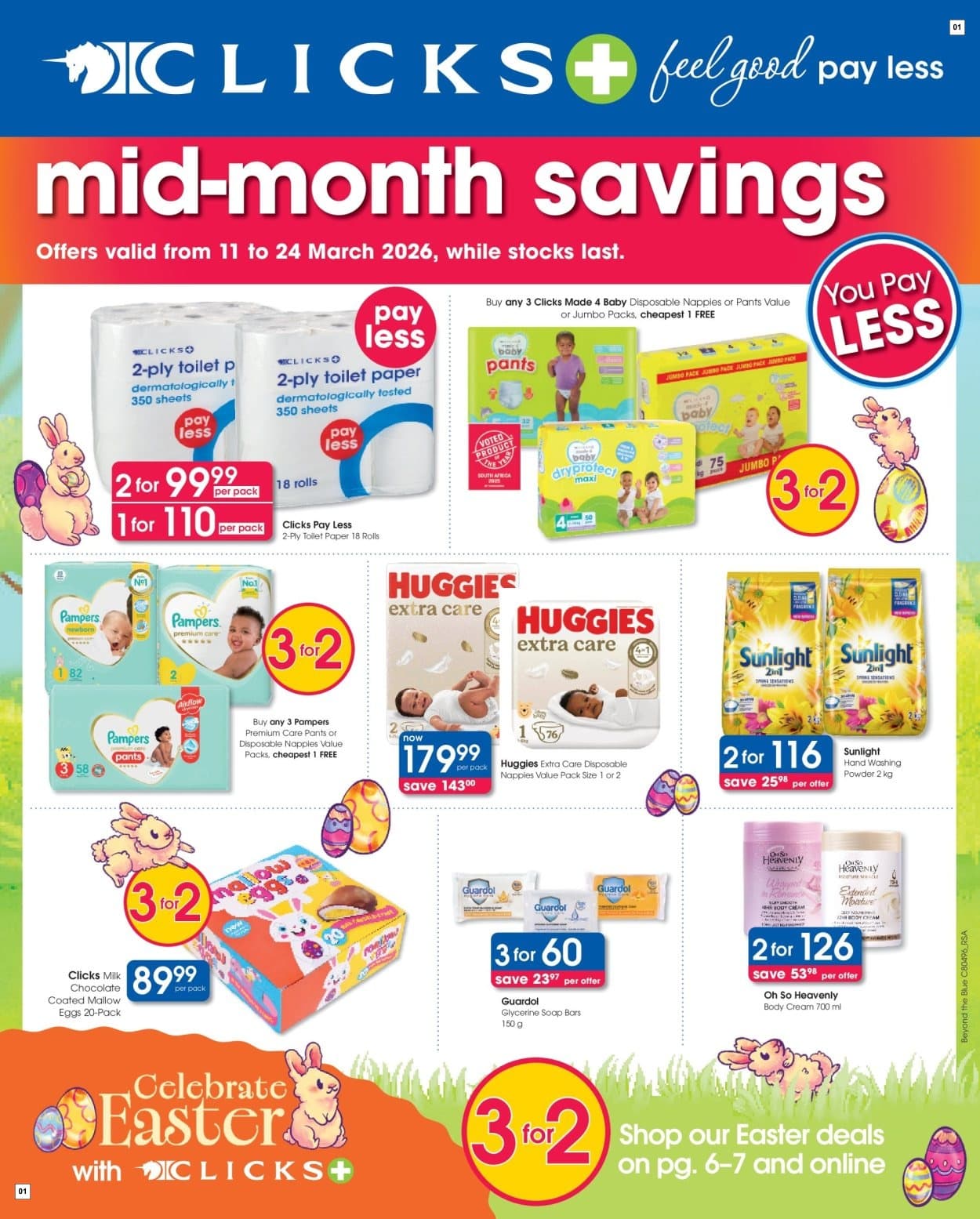 Clicks Specials 11 Mar - 24 Mar