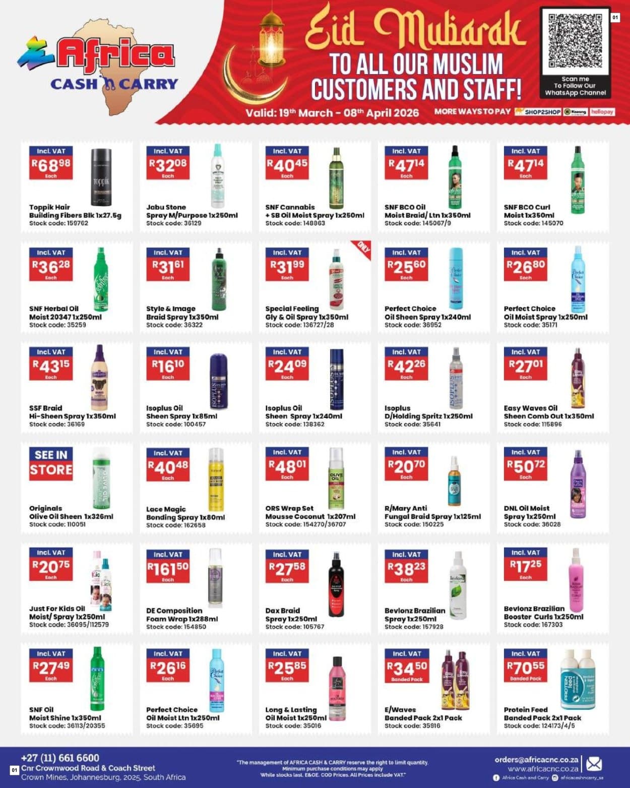 Africa Cash & Carry Catalogue - Monday Promo