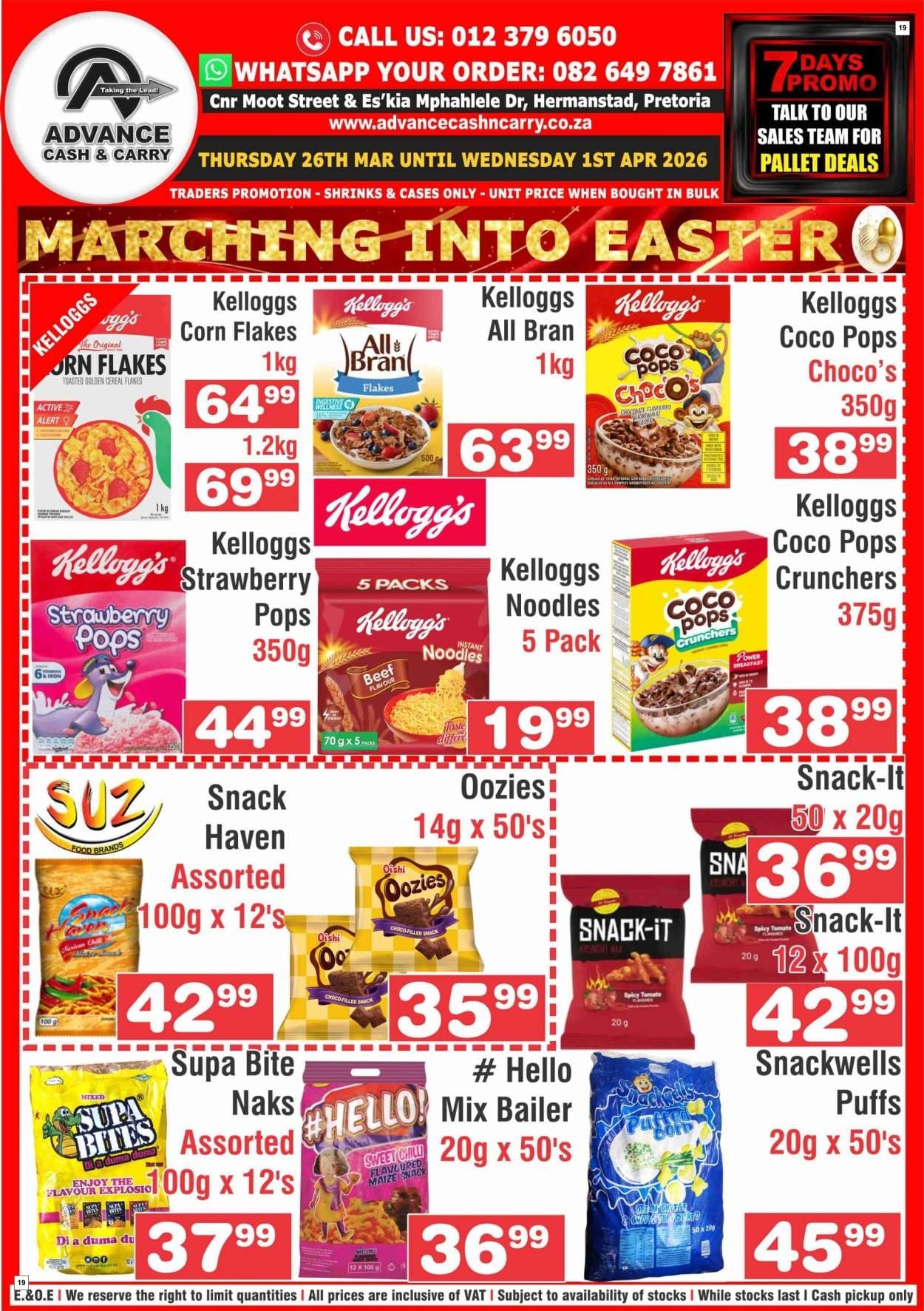 Advance Cash & Carry Catalogue - Marching in - Page 19