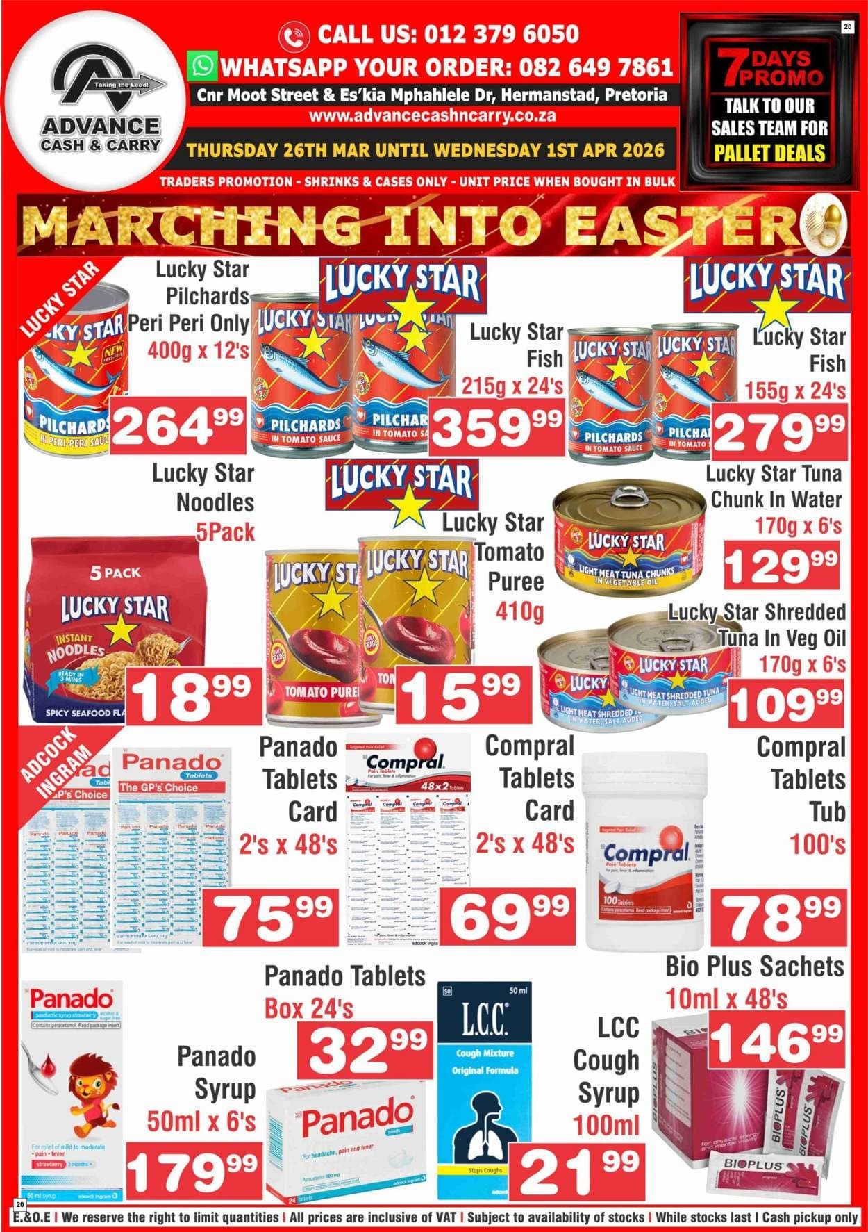 Advance Cash & Carry Catalogue - Marching in - Page 20