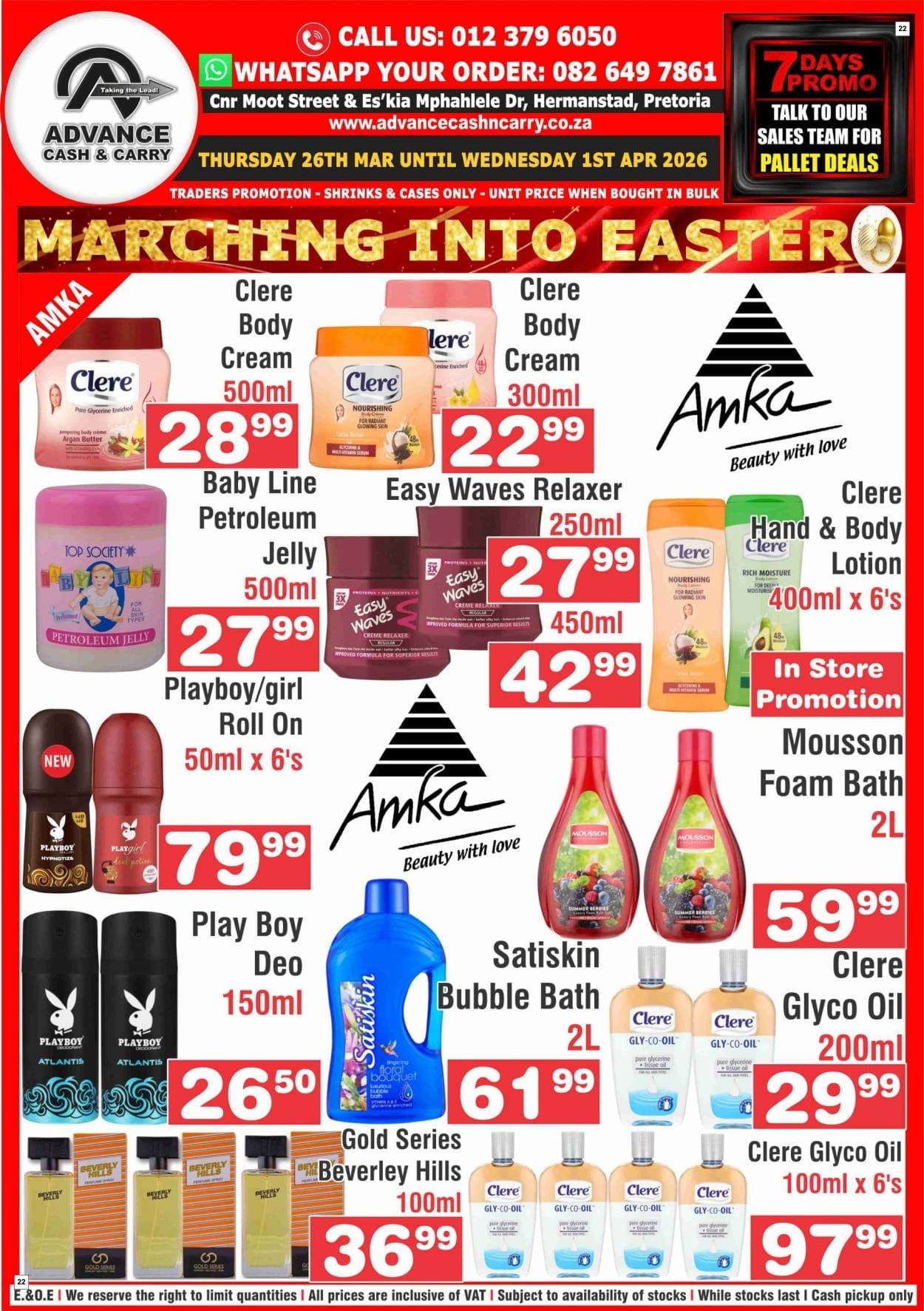 Advance Cash & Carry Catalogue - Marching in - Page 22