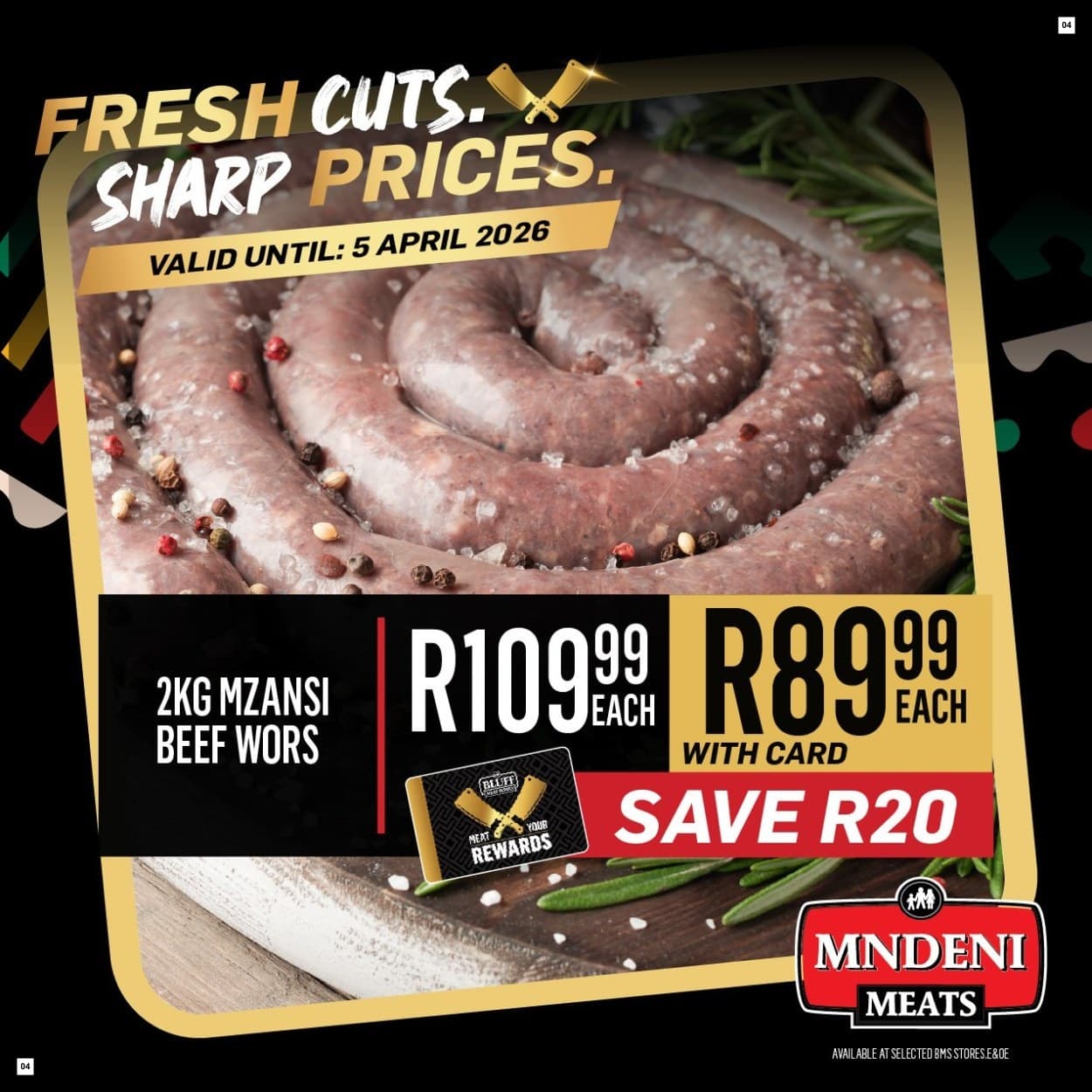 Mndeni Meats Specials 30 Mar - 05 Apr - Page 4