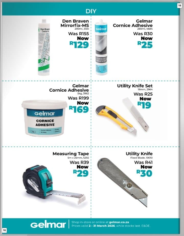 Gelmar Specials 02 Mar - 31 Mar - Page 16