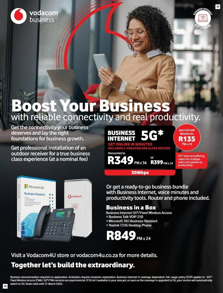 Vodacom Specials 06 Mar - 01 Apr - Page 30
