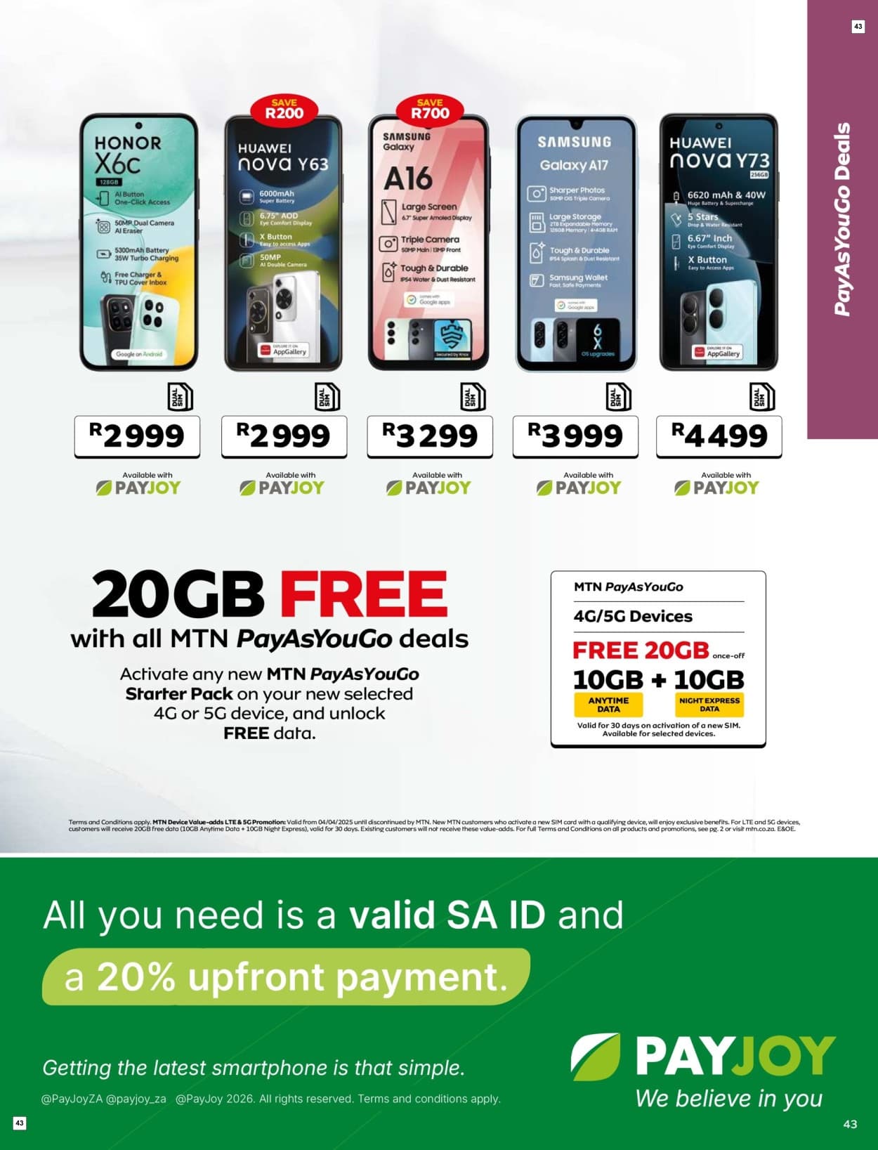MTN Specials 09 Mar - 06 Apr - Page 43